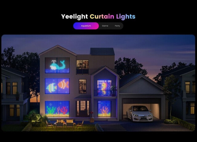 Yeelight Smart Curtain Lights - 12V-475L-1.5mx2m-BLE – RGB LED Ambient & Mood Window Lighting with App Control for Room, Bedroom, Party & Living Room Decor - image 1