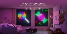 Yeelight Smart Curtain Lights - 12V-475L-1.5mx2m-BLE  – RGB LED Ambient & Mood Window Lighting with App Control for Room, Bedroom, Party & Living Room Decor - thumbnail 7