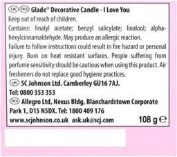 Glade Candle 108g I Love You - thumbnail 2