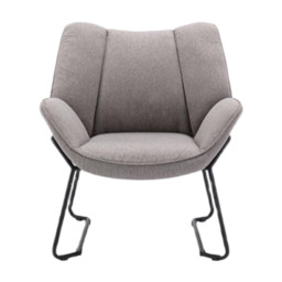 chairus Armchair for Living Room Upholstered Tub Chair Single Occasional Accent Chair with Metal Legs - thumbnail 1