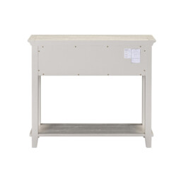Console Table Provence 2 Drawers Rustic Pine White - thumbnail 6