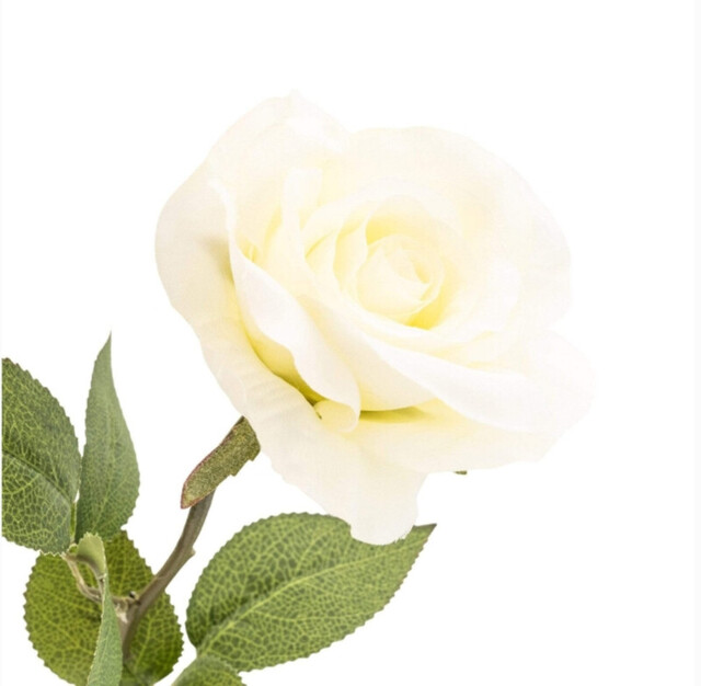 Candlelight Artificial Rose Flower Stem Peach 54cm - image 1