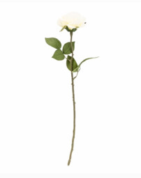 Candlelight Artificial Rose Flower Stem Peach 54cm - thumbnail 3