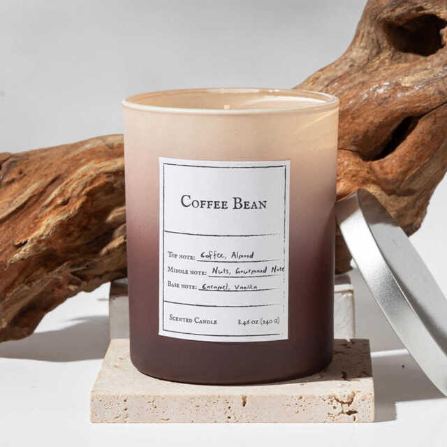 Zooly Dopamine Gradient-Colored Scented Candle - Coffee Bean, 240G, 1PC - image 1