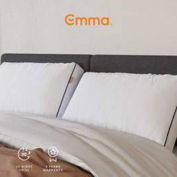 Emma Pillow Hybrid 2 in 1 Memory Foam & Microfibre Soft & Firm - thumbnail 2