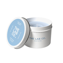 The Lab Co. Luxury Scented Candle - 30hrs Burn Time - Soothing Fragrance with Linen, Chamomile and White Rose - 100% Vegan Soy Wax - 180g wax weight - thumbnail 1