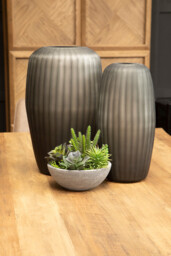 Fifty Five South Vase Hessa Tall Grey Small - thumbnail 4