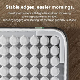Novilla Nova Mattress Hybrid Essential Pocket Sprung Mattress with Breathable Layers, 20cm Thick Cool Touch Cover & Oeko-Tex Certified Fabric, 90x190cm - thumbnail 5
