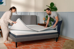 Emma Mattress Topper Original Airgocell & HRX Foam Reversible 6cm Height King - thumbnail 2