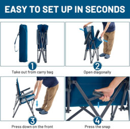 TIMBER RIDGE 95200XL Folding Chair 102*72*56 2Pack - thumbnail 3