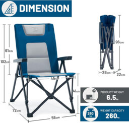 TIMBER RIDGE 95200XL Folding Chair 102*72*56 2Pack - thumbnail 2