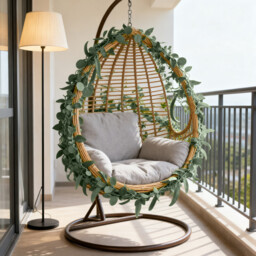 Wei‘s Moment 2Pcs 6.5Ft Artificial Eucalyptus Garland with Willow Leaves Fake Hanging Greenery Vines Table Runner Garland for Wedding Backdrop Arch Wall Decor - thumbnail 4