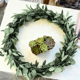 Wei‘s Moment 2Pcs 6.5Ft Artificial Eucalyptus Garland with Willow Leaves Fake Hanging Greenery Vines Table Runner Garland for Wedding Backdrop Arch Wall Decor - thumbnail 1