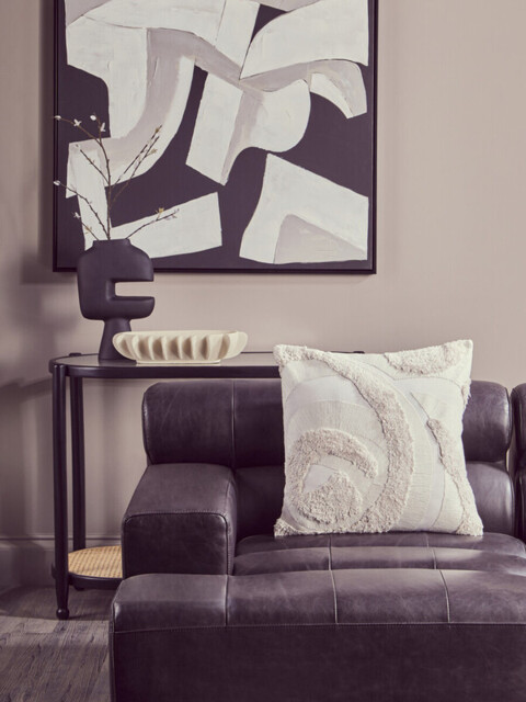 Bosie Cushion Ozella Textured Cream Square 50x50cm - image 1