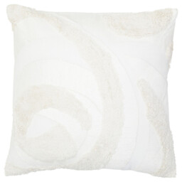 Bosie Cushion Ozella Textured Cream Square 50x50cm - thumbnail 3