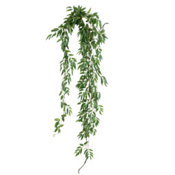 Wei's Moment  Artificial Willow Leaves Vine Twigs 2Pcs 5.7Ft Fake Hanging Ivy Plants Silk Green Leaf Rattan Garland Greenery Decor for Indoor Outdoor Home Wedding Arch Jungle Beach Birthday Party Garden - thumbnail 6