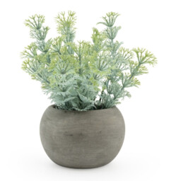 Candlelight Artificial Dwarf Ambulia in Concrete Effect Pot 16cm - thumbnail 3