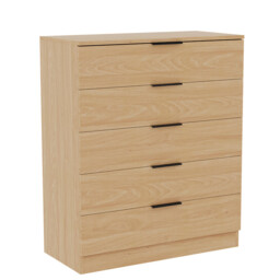 Vida Designs Drawer Chest Trega 5 Drawers Pine - thumbnail 5