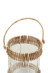 Interiors by Premier Lantern Kuta Woven Natural Small - thumbnail 4