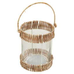 Interiors by Premier Lantern Kuta Woven Natural Small - thumbnail 2