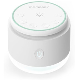 Momcozy Baby Sleep Soother - Portable Rechargeable White Noise Machine - 20 Sleep Sounds with Nursery Night Light - Travel Sleep Soother, Battery Powered - thumbnail 1