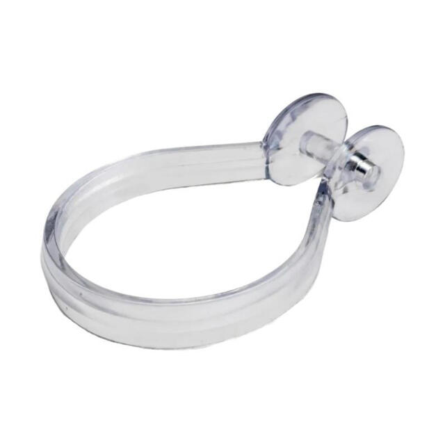 Croydex Shower Curtain Rings Button Type Chrome 12pcs - image 1