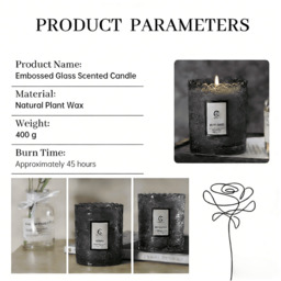 Zooly Lace Edge Cup Scented Candle - Heavenly Gardenia, 200G, 1PC - thumbnail 7