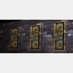 Primus Metal Moroccan Solar Wall Panel - thumbnail 2