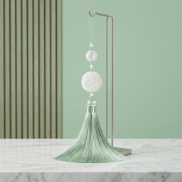 Huacan Green jade pendant - thumbnail 4