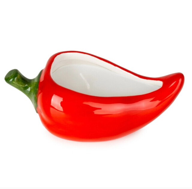 Candlelight Candle Chilli Ceramic Red - image 1