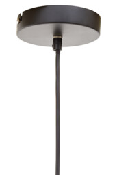 Interiors by Premier Pendant Light Jaya Woven Black - thumbnail 5