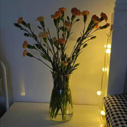 1pc 20cm Clear Glass Vase, Transparent Tulip Holder for Table Centerpieces, Living Room, Bedroom, Wedding Decor - thumbnail 5