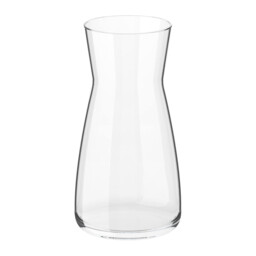 1pc 20cm Clear Glass Vase, Transparent Tulip Holder for Table Centerpieces, Living Room, Bedroom, Wedding Decor