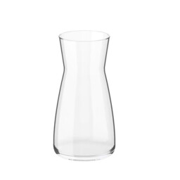 1pc 20cm Clear Glass Vase, Transparent Tulip Holder for Table Centerpieces, Living Room, Bedroom, Wedding Decor - thumbnail 4