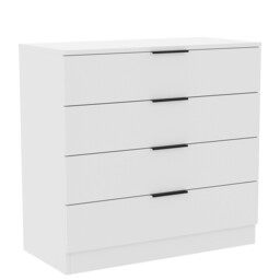 Vida Designs Drawer Chest Trega 4 Drawers White - thumbnail 2