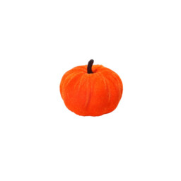 Marrybox Fall Decorative Pumpkins Plush Velvet Effect Purple/Black/Orange 12pcs - thumbnail 6