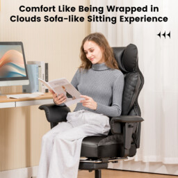 GTPLayer Big and Tall Office Chair Heavy Duty Executive Desk Chair with Footrest, Ergonomic High Back PU Leather Swivel Reclining Computer Chairs for Home - thumbnail 5