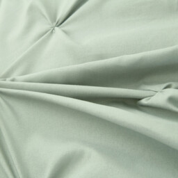 Green Pleating Brushing Duvet Cover & Pillowcases Set, 260*220CM+50*75CM*2 - thumbnail 4