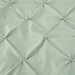 Green Pleating Brushing Duvet Cover & Pillowcases Set, 260*220CM+50*75CM*2 - thumbnail 5