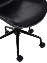 Interiors by Premier Office Chair Bloomberg Faux Leather Black - thumbnail 4