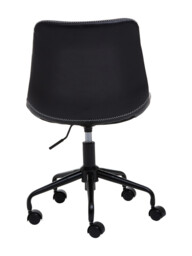 Interiors by Premier Office Chair Bloomberg Faux Leather Black - thumbnail 5