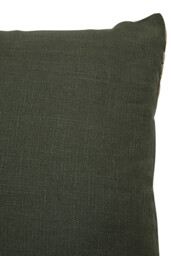 Bosie Cushion Ozella Embroidered Green/Cream Square 45x45cm - thumbnail 4