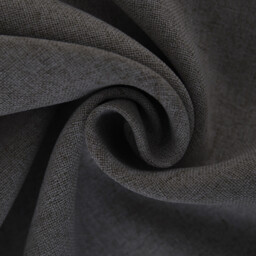 Deconovo faux linen cushion cover dark grey color 45*45cm 1pc - thumbnail 2