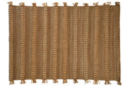 Bosie Rug Jango 100% Jute Striped Rectangle Natural 150x240cm - thumbnail 2