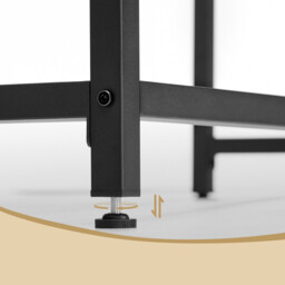 Writing Desk, 31.5 x 19.7 x 29.9 Inches, Computer Table for Home Office, Bedroom, Study, Brown and Black - thumbnail 3