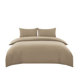Duvet cover set-washlike-khaki 135*200CM+50*75CM*1 - thumbnail 1