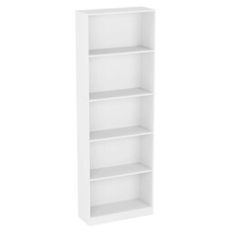 Vida Designs Bookcase Cambridge 5 Shelves White Extra Large - thumbnail 5