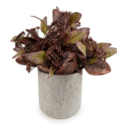 Candlelight Artificial Eucalyptus Plant in Stone Effect Pot 30.5cm - thumbnail 2