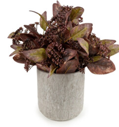 Candlelight Artificial Eucalyptus Plant in Stone Effect Pot 30.5cm - thumbnail 3