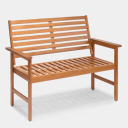 Vonhaus Cannes 2 Seater Garden Bench - thumbnail 1